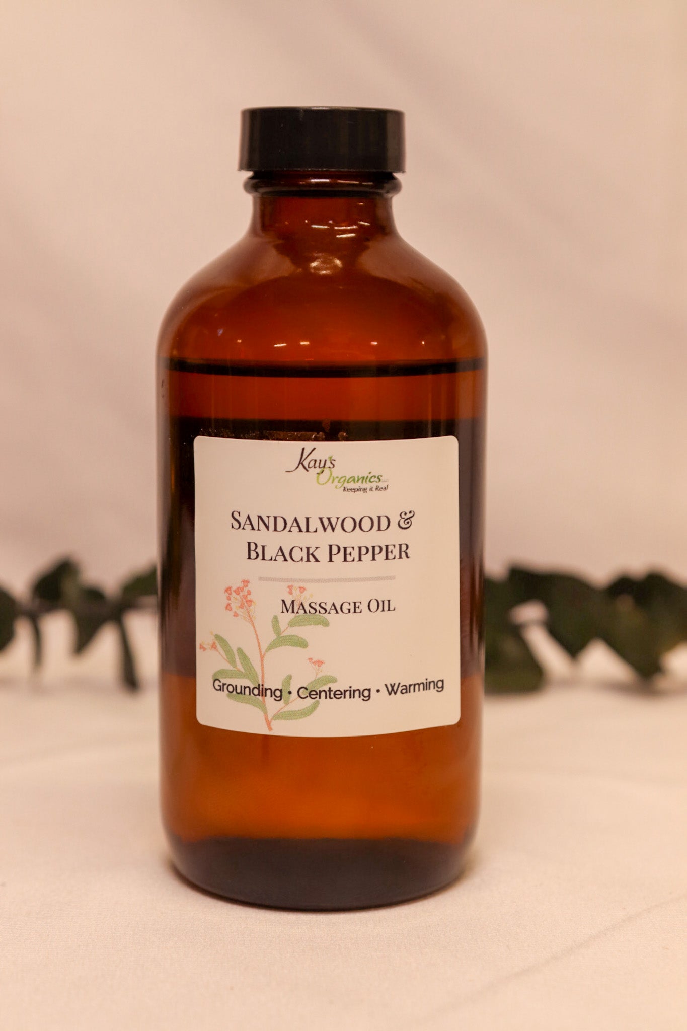 Sandalwood and Black Pepper Massage Oil