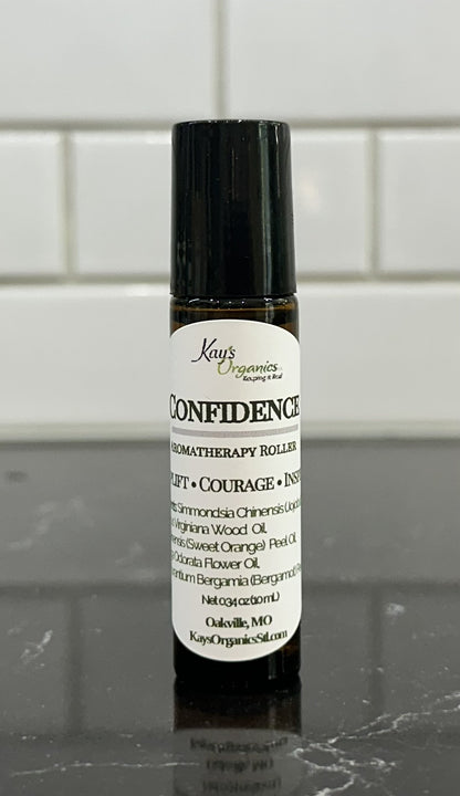 Confidence Aromatherapy Roller by Kay's Organics – 10 mL roll-on bottle