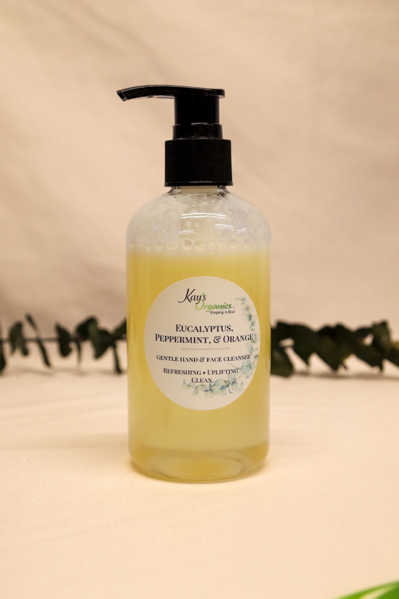 Eucalyptus, Peppermint, and Orange - Gentle Hand and Face Cleanser