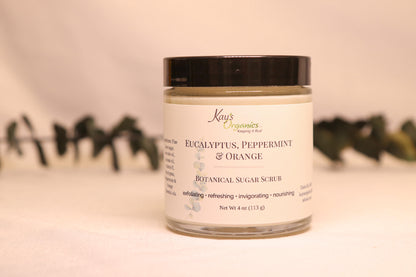 Eucalyptus, Peppermint, and Orange Sugar Scrub