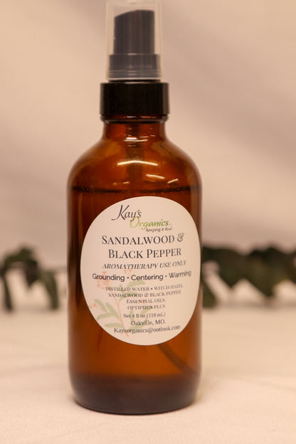 Sandalwood & Black Pepper - Aromatherapy Spray