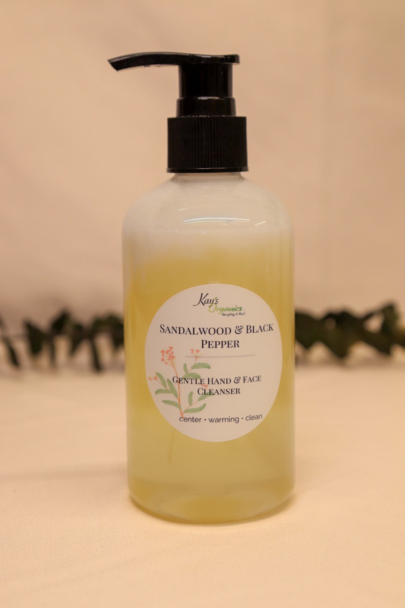 Sandalwood & Black Pepper - Gentle Hand and Facial Cleanser