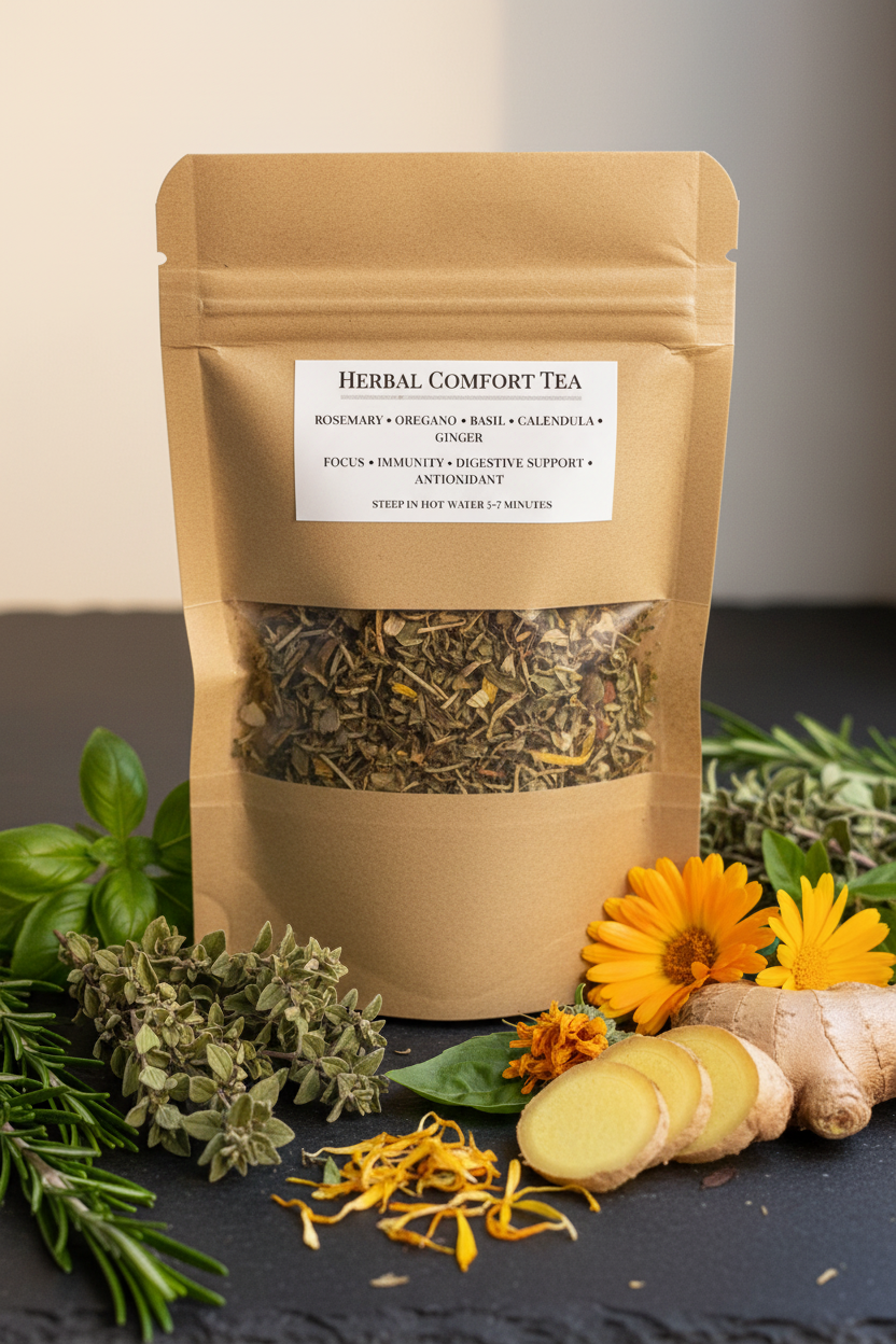 Herbal Comfort Tea Enhanced Photo